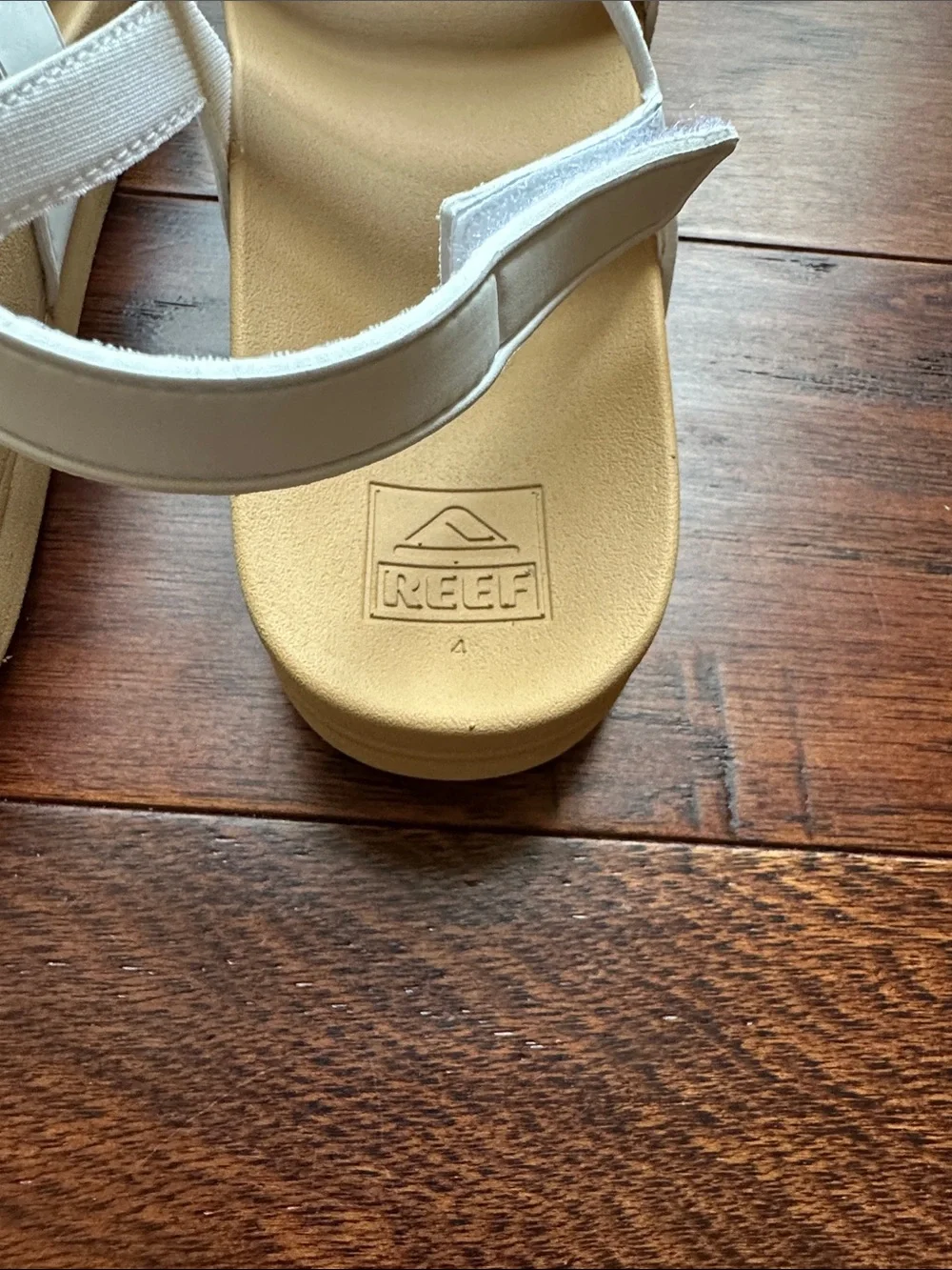 Reef Water Vista White Girls Slingback Sandals